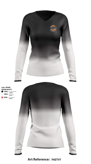 Women's Long Sleeve Vneck Shirt, Nolix General ContractorNolix General Contractor, , Teamtime, Team time, sublimation, custom sports apparel, team uniforms, spirit wear, spiritwear, sports uniforms, custom shirts, team store, custom team store, fundraiser sports, apparel fundraiser