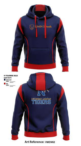 Hoodie, Northwest Lutheran School, Spirit Store, Teamtime, Team time, sublimation, custom sports apparel, team uniforms, spirit wear, spiritwear, sports uniforms, custom shirts, team store, custom team store, fundraiser sports, apparel fundraiser