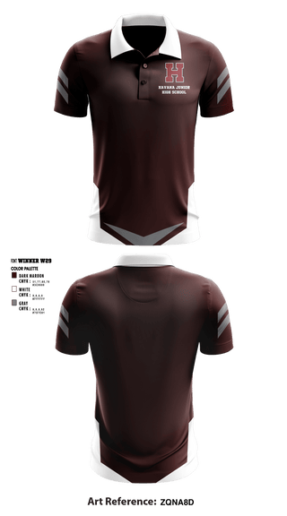 Short Sleeve Performance Polo, Havana Junior High School, Spirit Store, Teamtime, Team time, sublimation, custom sports apparel, team uniforms, spirit wear, spiritwear, sports uniforms, custom shirts, team store, custom team store, fundraiser sports, apparel fundraiser