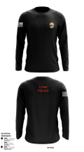 Lynn Police Department 639749293 Long Sleeve Performance Shirt - 1