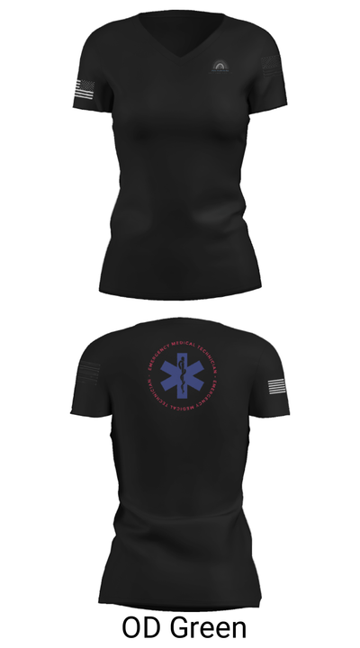 Postfontaine Medical 17094937 Women's Short Sleeve V-neck Shirt - 22