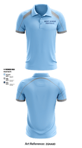 West Rowan Bulldogs 87217421 Short Sleeve Performance Polo - 1