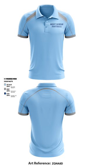 Short Sleeve Performance Polo, West Rowan Bulldogs, Football, Teamtime, Team time, sublimation, custom sports apparel, team uniforms, spirit wear, spiritwear, sports uniforms, custom shirts, team store, custom team store, fundraiser sports, apparel fundraiser