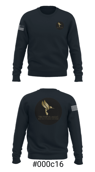 Crew Neck Sweatshirt, TRUTHFUL-23.LLC, Football, Teamtime, Team time, sublimation, custom sports apparel, team uniforms, spirit wear, spiritwear, sports uniforms, custom shirts, team store, custom team store, fundraiser sports, apparel fundraiser