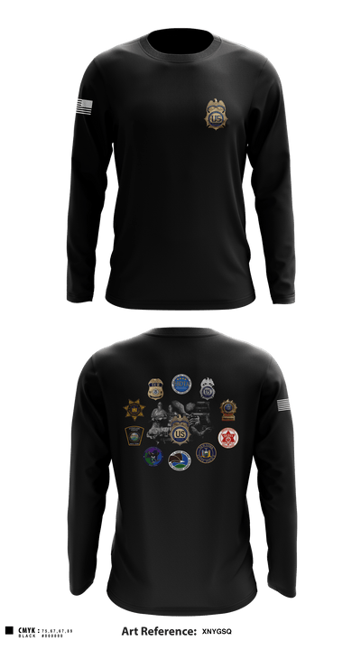 Carnage Co 2-108IN 24566913 Long Sleeve Performance Shirt - 4