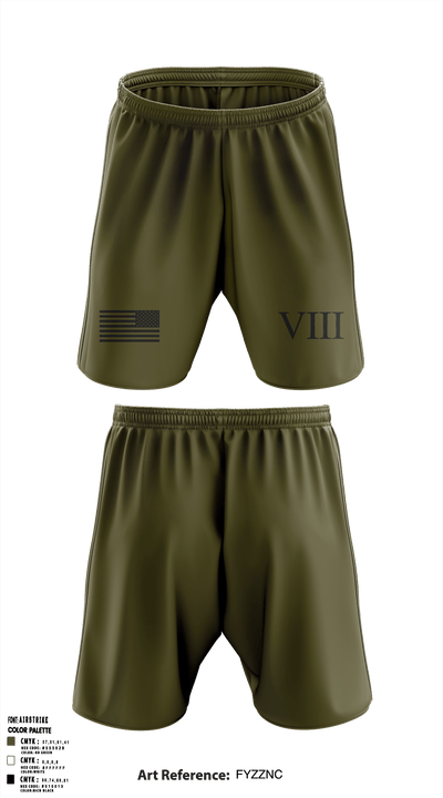 8th WMD-Civil Support Team 4584210 Athletic Shorts With Pockets - 2