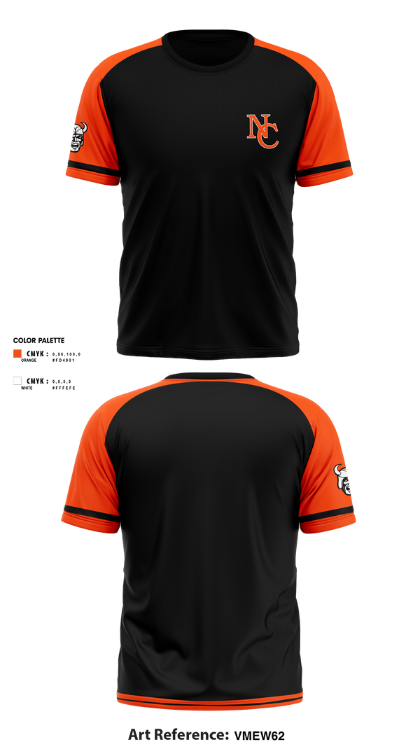 North Canton Hoover Vikings 38397364 Short Sleeve Performance Shirt - 4