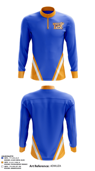 Quarter Zip Jacket, William Howard Taft Elementary School, Spirit Store, Teamtime, Team time, sublimation, custom sports apparel, team uniforms, spirit wear, spiritwear, sports uniforms, custom shirts, team store, custom team store, fundraiser sports, apparel fundraiser