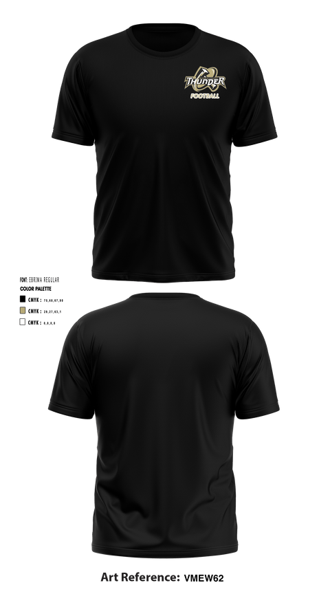 Short Sleeve Performance Shirt, Thunder Youth Football, Football, Teamtime, Team time, sublimation, custom sports apparel, team uniforms, spirit wear, spiritwear, sports uniforms, custom shirts, team store, custom team store, fundraiser sports, apparel fundraiser