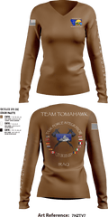 1889th RSG 87678664 Women's Long Sleeve V-neck Shirt - 2
