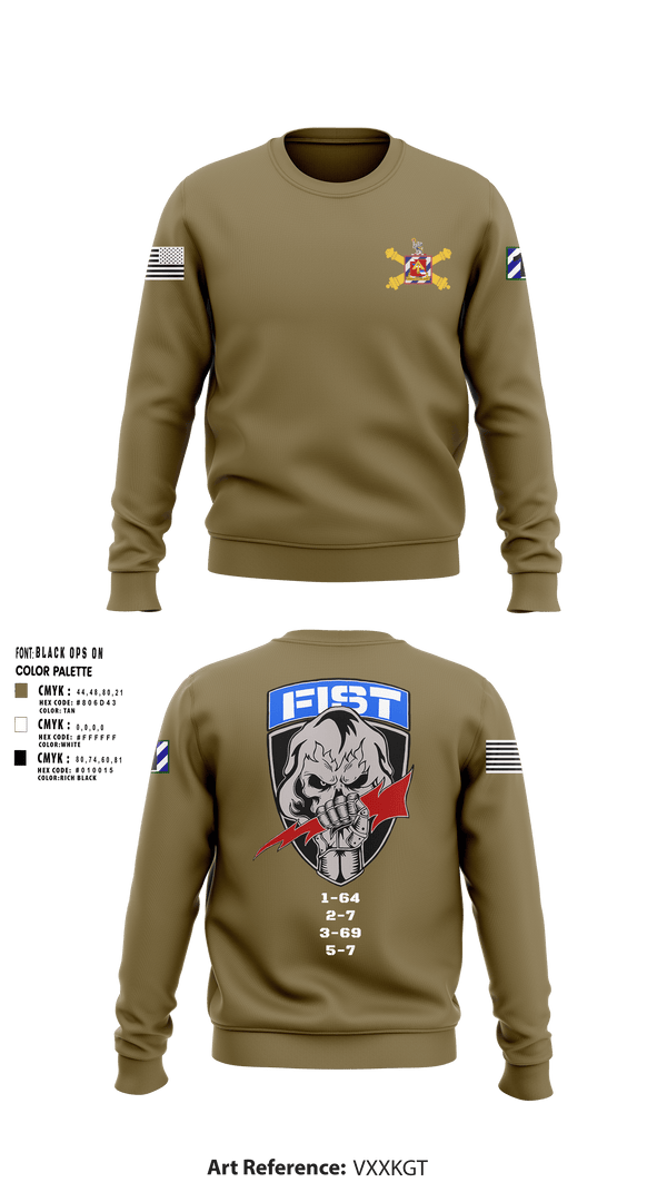 Crew Neck Sweatshirt, 1-41 FA, Army, Teamtime, Team time, sublimation, custom sports apparel, team uniforms, spirit wear, spiritwear, sports uniforms, custom shirts, team store, custom team store, fundraiser sports, apparel fundraiser