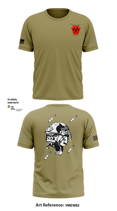 1-111th IN BN 37171288 Short Sleeve Performance Shirt - 4