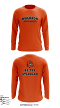 Waldron High School Track 38428946 Long Sleeve Performance Shirt - 5