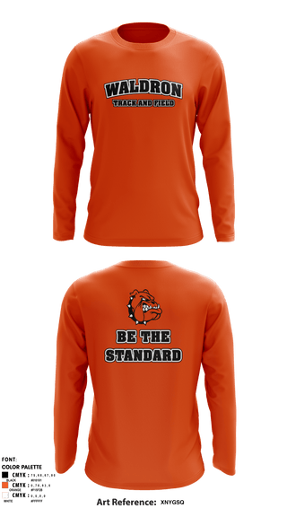 Long Sleeve Performance Shirt, Waldron High School Track, Track & Field, Teamtime, Team time, sublimation, custom sports apparel, team uniforms, spirit wear, spiritwear, sports uniforms, custom shirts, team store, custom team store, fundraiser sports, apparel fundraiser