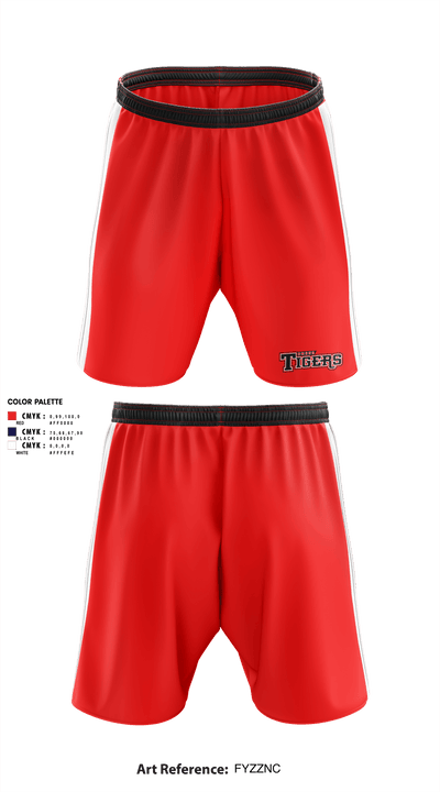 Omaha Tigers Baseball 41060978 Athletic Shorts With Pockets - 1