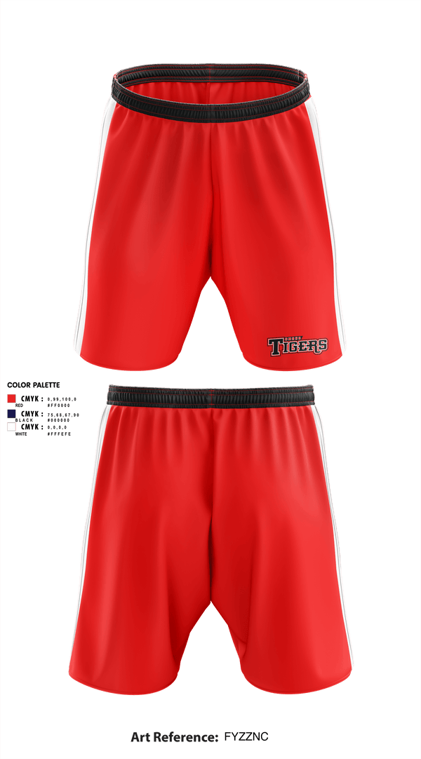 Athletic Shorts With Pockets, Omaha Tigers Baseball, Baseball, Teamtime, Team time, sublimation, custom sports apparel, team uniforms, spirit wear, spiritwear, sports uniforms, custom shirts, team store, custom team store, fundraiser sports, apparel fundraiser