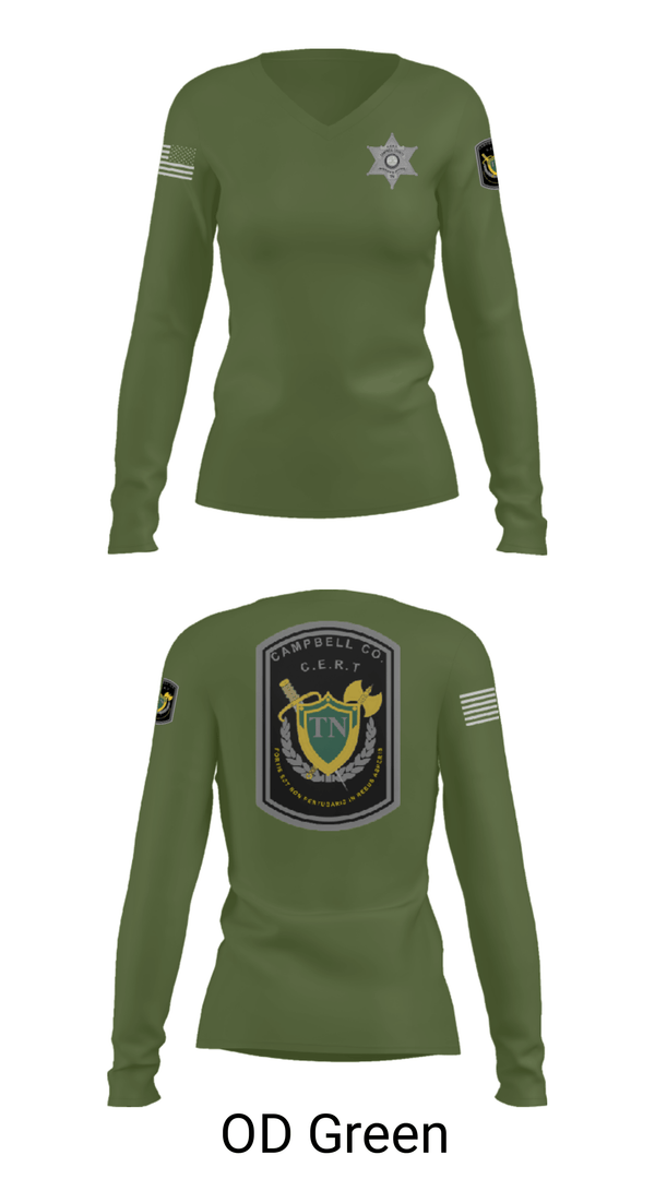 Women's Long Sleeve Vneck Shirt, , Police, Teamtime, Team time, sublimation, custom sports apparel, team uniforms, spirit wear, spiritwear, sports uniforms, custom shirts, team store, custom team store, fundraiser sports, apparel fundraiser
