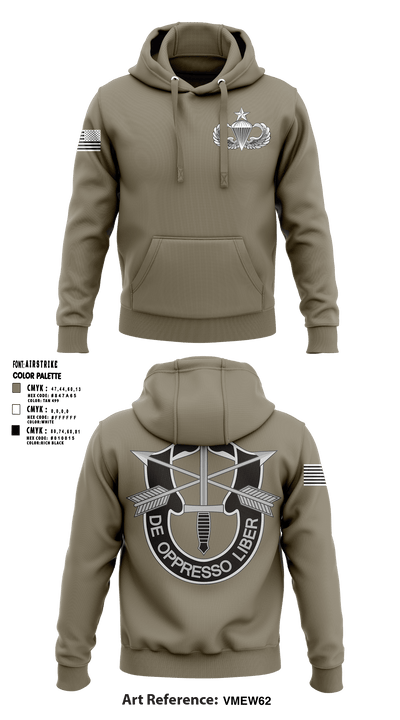 7th Special Forces Group (A) 47338567 Hoodie - 1