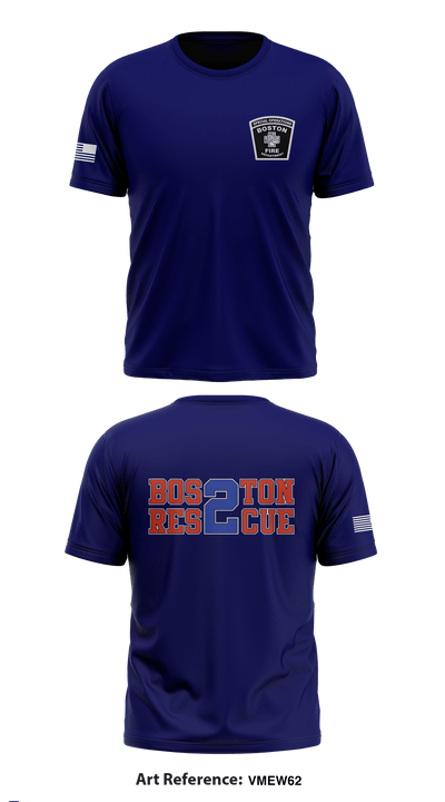 Boston Fire Department 86583184 Short Sleeve Performance Shirt - 3