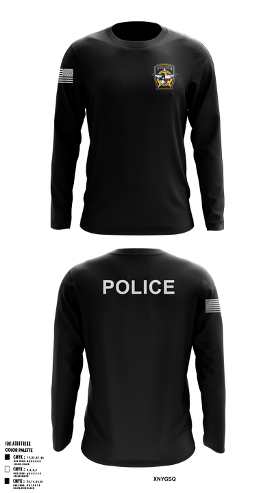 Jacksboro Police Department 19640406 Long Sleeve Performance Shirt - 3