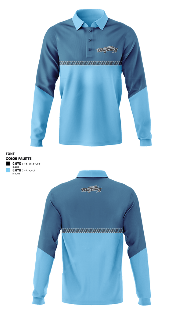 Long Sleeve Performance Polo, Durango HS Wrestling, Wrestling, Teamtime, Team time, sublimation, custom sports apparel, team uniforms, spirit wear, spiritwear, sports uniforms, custom shirts, team store, custom team store, fundraiser sports, apparel fundraiser