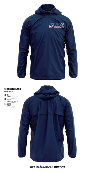 Windbreaker, Copperas Chiefs, Football, Teamtime, Team time, sublimation, custom sports apparel, team uniforms, spirit wear, spiritwear, sports uniforms, custom shirts, team store, custom team store, fundraiser sports, apparel fundraiser