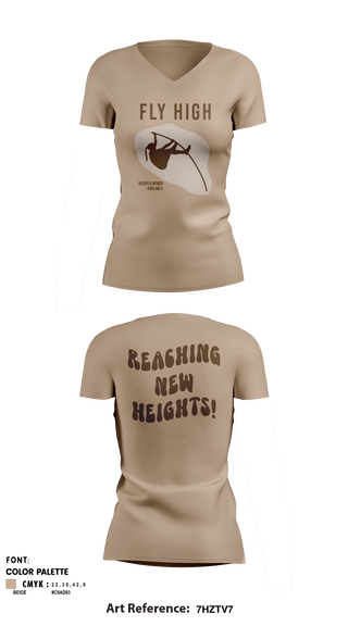 Women's Short Sleeve Vneck Shirt, McKayla Wymer PowerNIL, , Teamtime, Team time, sublimation, custom sports apparel, team uniforms, spirit wear, spiritwear, sports uniforms, custom shirts, team store, custom team store, fundraiser sports, apparel fundraiser