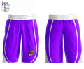 Maxwell High School Basketball 55520079 Mens Reversible Basketball Shorts - 1
