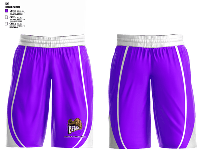 Maxwell High School Basketball 55520079 Mens Reversible Basketball Shorts - 1