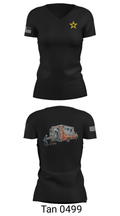 Cavalier Battalion 59114160 Women's Short Sleeve V-neck Shirt - 23