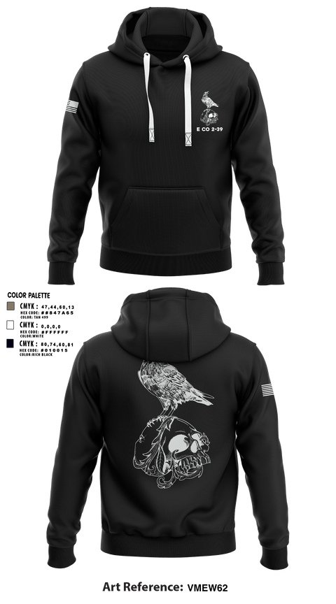 Hoodie, E CO 2-39, Army, Teamtime, Team time, sublimation, custom sports apparel, team uniforms, spirit wear, spiritwear, sports uniforms, custom shirts, team store, custom team store, fundraiser sports, apparel fundraiser