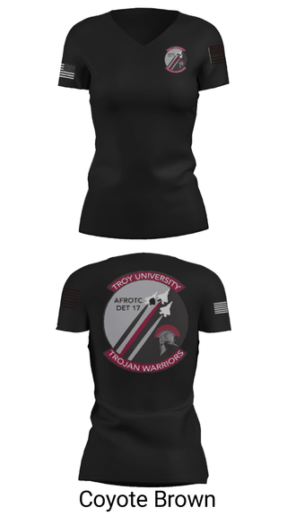 Women's Short Sleeve Vneck Shirt, , Air Force, Teamtime, Team time, sublimation, custom sports apparel, team uniforms, spirit wear, spiritwear, sports uniforms, custom shirts, team store, custom team store, fundraiser sports, apparel fundraiser