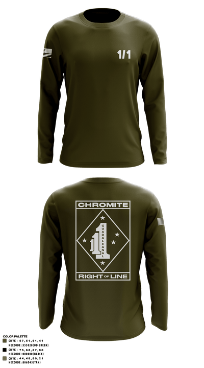 Hades 3421841 Long Sleeve Performance Shirt - 109