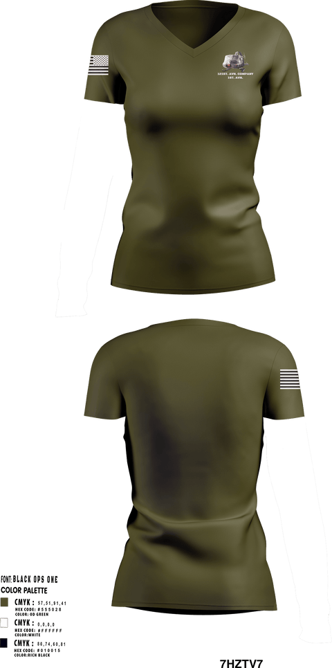 Women's Short Sleeve Vneck Shirt, 121st. AVN. company 1st. AVN., , Teamtime, Team time, sublimation, custom sports apparel, team uniforms, spirit wear, spiritwear, sports uniforms, custom shirts, team store, custom team store, fundraiser sports, apparel fundraiser