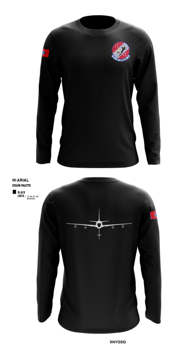 151st Air Refueling Squadron 9193987 Long Sleeve Performance Shirt - 1