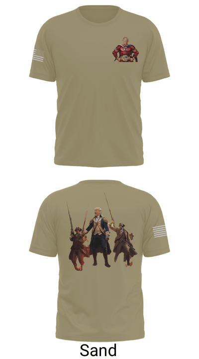6th BEB Elk Forward  Support Company 17164006 Short Sleeve Performance Shirt - 36