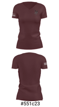 Chattanooga Valley Middle School Basketball 24741266 Women's Short Sleeve V-neck Shirt - 21