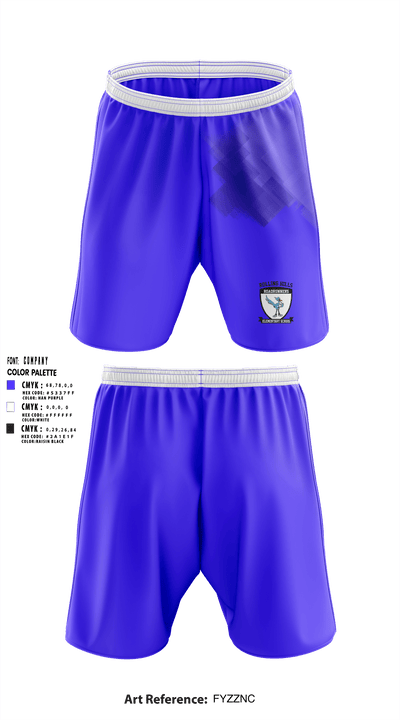 Rolling Hills Elementary School 71117960 Athletic Shorts With Pockets - 1