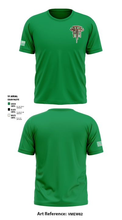 V 3/4 69183228 Short Sleeve Performance Shirt - 1