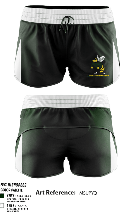 Leavitt Area High School Cheer 62037946 Women's Shorts - 1