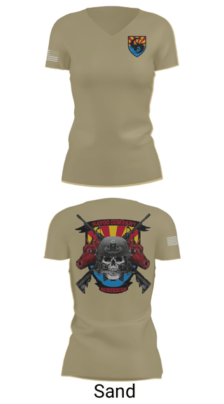 Women's Short Sleeve Vneck Shirt, , Army, Teamtime, Team time, sublimation, custom sports apparel, team uniforms, spirit wear, spiritwear, sports uniforms, custom shirts, team store, custom team store, fundraiser sports, apparel fundraiser
