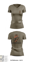 CBFD tac medics 89329509 Women's Short Sleeve V-neck Shirt - 5