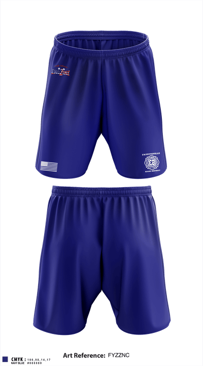Fayetteville Fire Department Station 2 7594023 Athletic Shorts With Pockets - 1