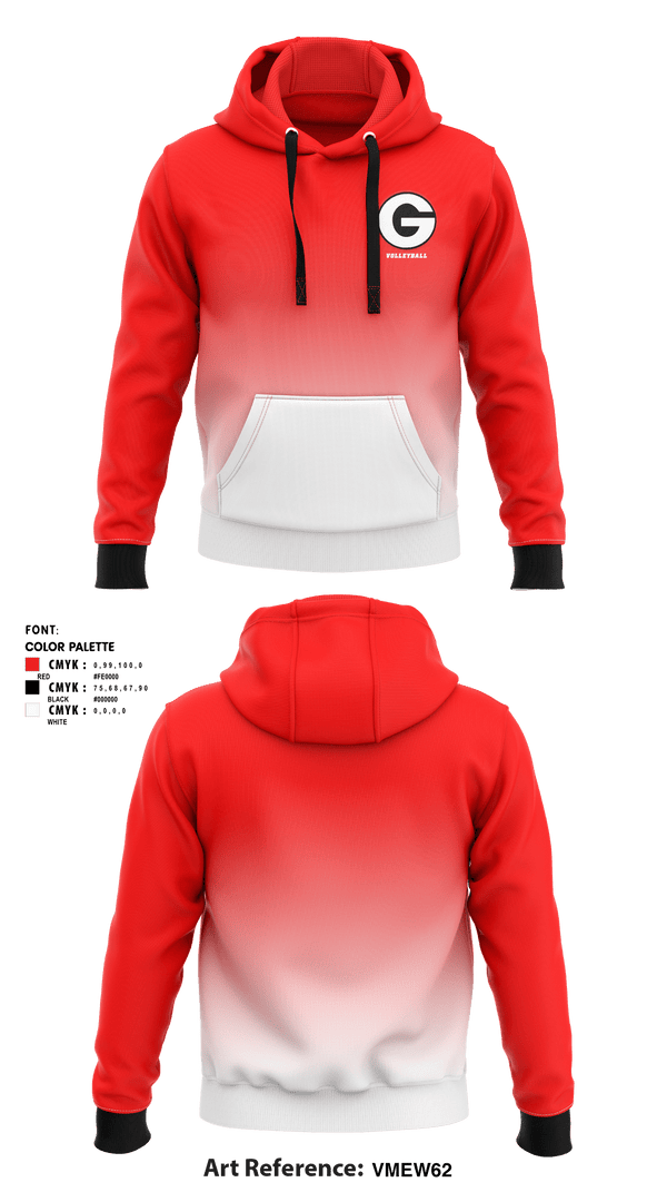 Hoodie, Glen Oaks High School Volleyball, Men's Volleyball, Teamtime, Team time, sublimation, custom sports apparel, team uniforms, spirit wear, spiritwear, sports uniforms, custom shirts, team store, custom team store, fundraiser sports, apparel fundraiser