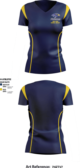 Women's Short Sleeve Vneck Shirt, Bow High School Hockey, Ice Hockey, Teamtime, Team time, sublimation, custom sports apparel, team uniforms, spirit wear, spiritwear, sports uniforms, custom shirts, team store, custom team store, fundraiser sports, apparel fundraiser