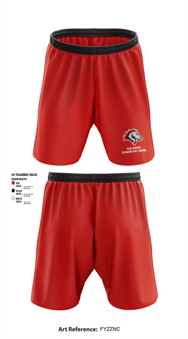 Athletic Shorts With Pockets, San Miguel Elementary School, , Teamtime, Team time, sublimation, custom sports apparel, team uniforms, spirit wear, spiritwear, sports uniforms, custom shirts, team store, custom team store, fundraiser sports, apparel fundraiser