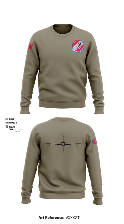 151st Air Refueling Squadron 9193987 Crew Neck Sweatshirt - 2