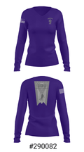 Underwater Search and Recovery Unit 43495281 Women's Long Sleeve V-neck Shirt - 37