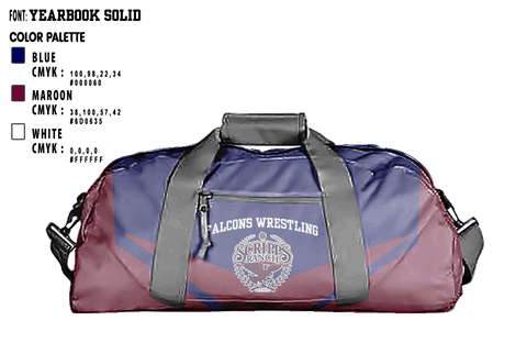 Duffle Bag, Scripps Ranch High School Wrestling, Wrestling, Teamtime, Team time, sublimation, custom sports apparel, team uniforms, spirit wear, spiritwear, sports uniforms, custom shirts, team store, custom team store, fundraiser sports, apparel fundraiser