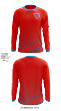West Valley High School Wrestling 73080720 Long Sleeve Rash Guard Shirt - 1
